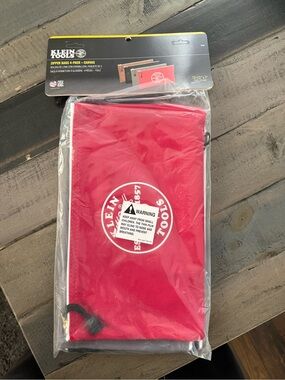 Klein Tools Red Canvas Zip Pouch - Pack
